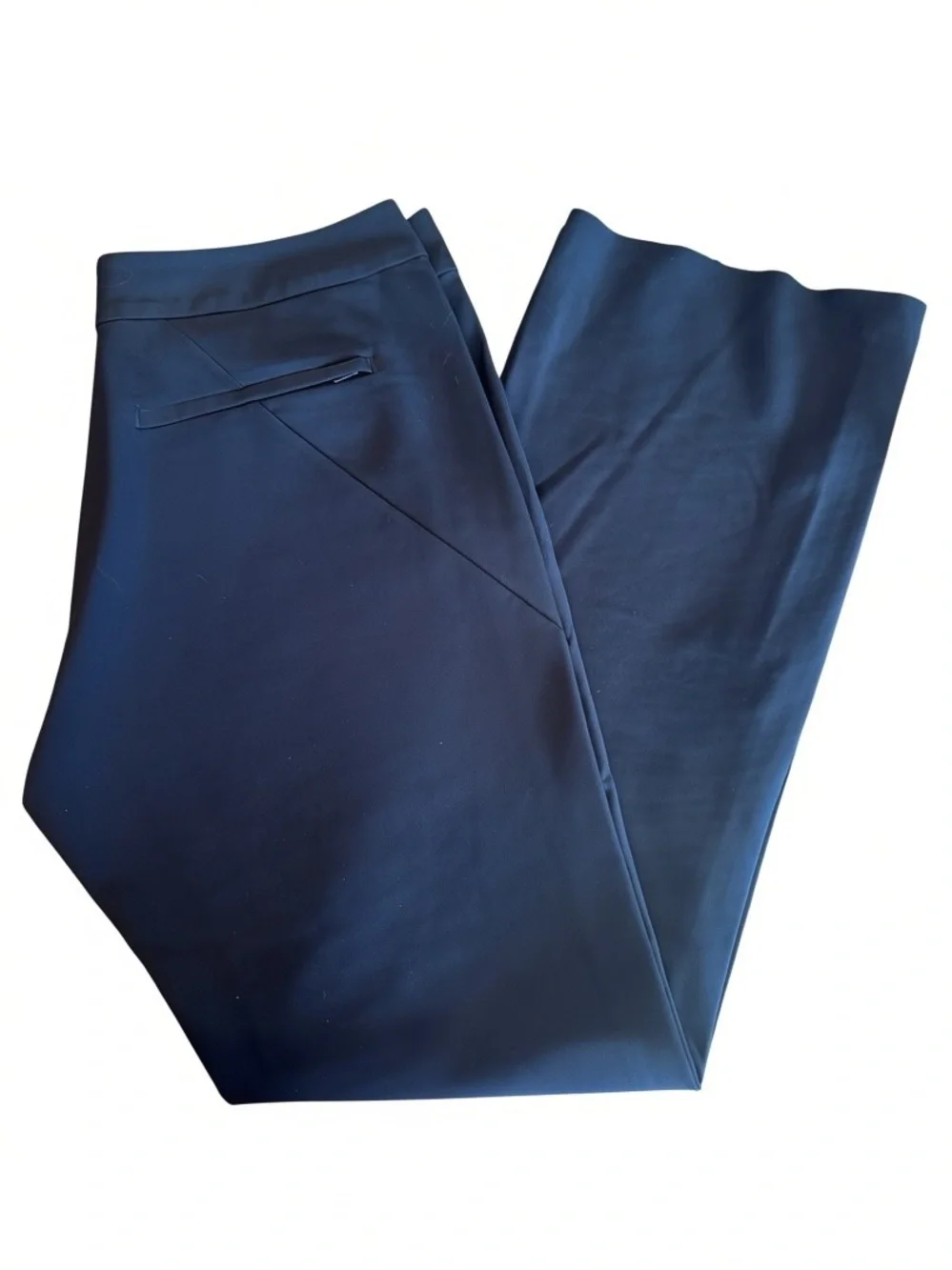 ATHLETA Black Stellar Flare Trouser Women’s 14 Athleisure Convertible Pants NWOT
